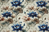 Viskose Leinen Herbstblumen HW25/26 Design 11 SH